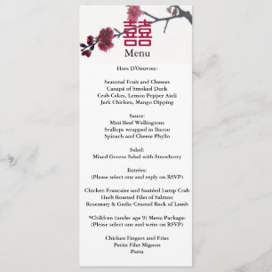 Welcoming Spring Double Happiness Sakura Menu