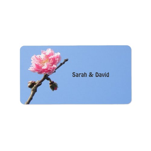 Welcoming SpringOriental Zen Wedding Favor Labels