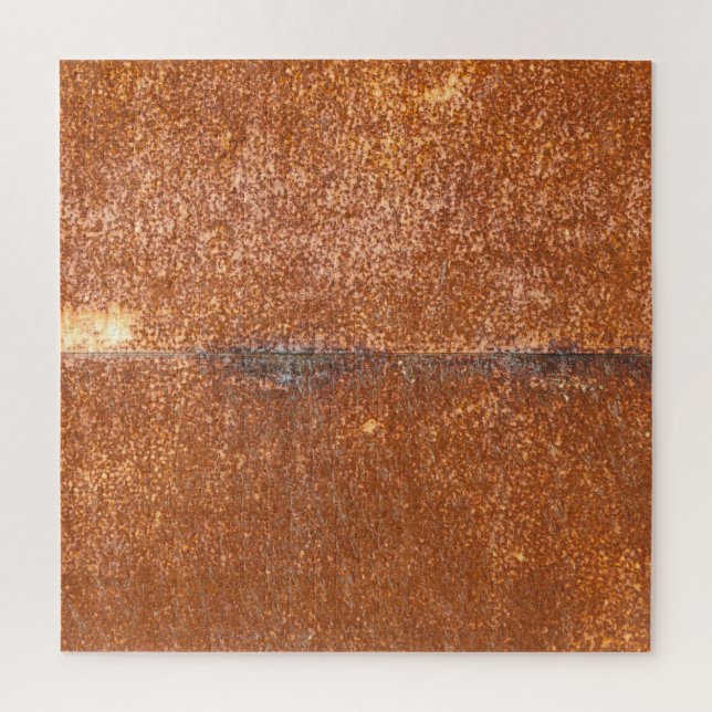 Welded old metal, rust texture. jigsaw puzzle (Vertical)