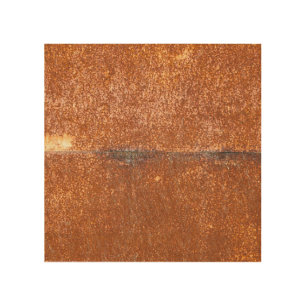 Welded old metal, rust texture. wood wall art