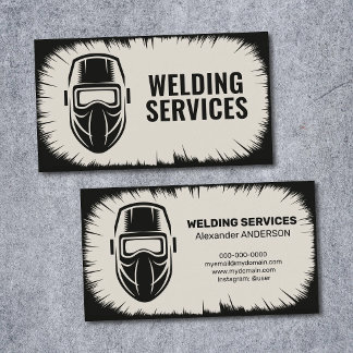 Welder and Welding Services Business Card