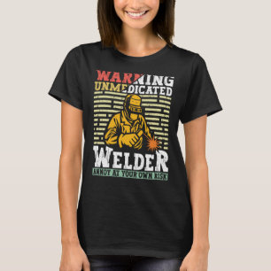 Welder Apparel Welding Blacksmith Metal Worker for T-Shirt