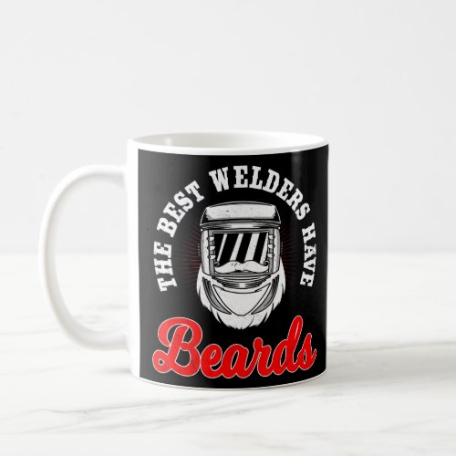 Welder Beard Fabricating Bearded Welding  Coffee Mug