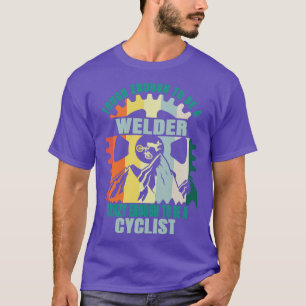 Welder Biker Design T-Shirt