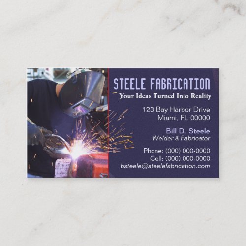 Welder Business Card