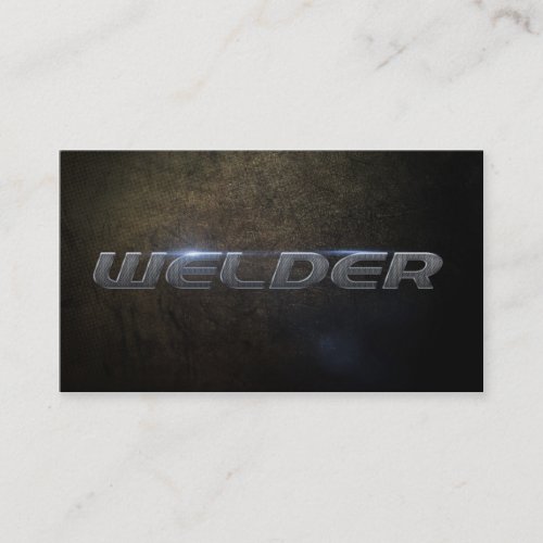 Welder Business card