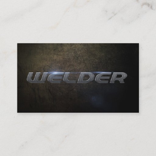 Customizable Welder Business card