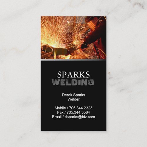 Welder Business Card