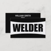 Welder Business Card (Front/Back)