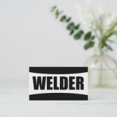 Welder Business Card (Standing Front)