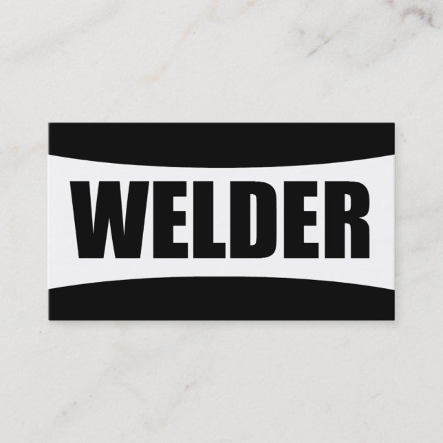 Welder Business Card (Front)