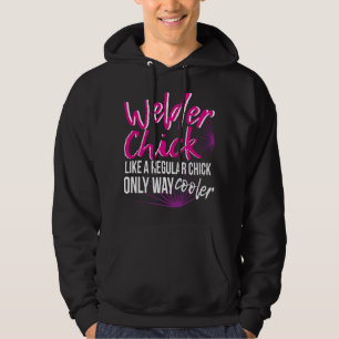 Welder Chick Women Mom Funny Welding Women Hoodie