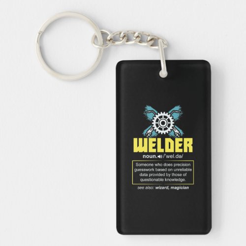 Welder Definition Keychain