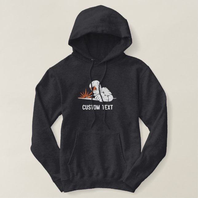 welder design embroidered hoodie (Design Front)