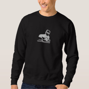 welder design embroidered sweatshirt