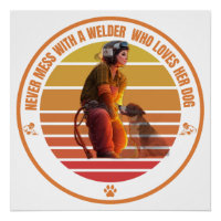 Welder design for someone who loves welding & Dog