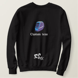 welder design welding gifts design ideas embroidered sweatshirt