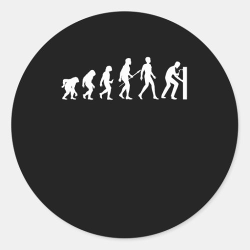 Welder Evolution Craftsman Welding Classic Round Sticker