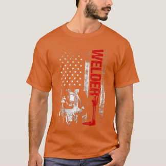 Welder Gifts Fabricator Welding Design On Back  T-Shirt