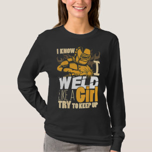 Welder Gifts Funny Welding Image On Back Of Shirt