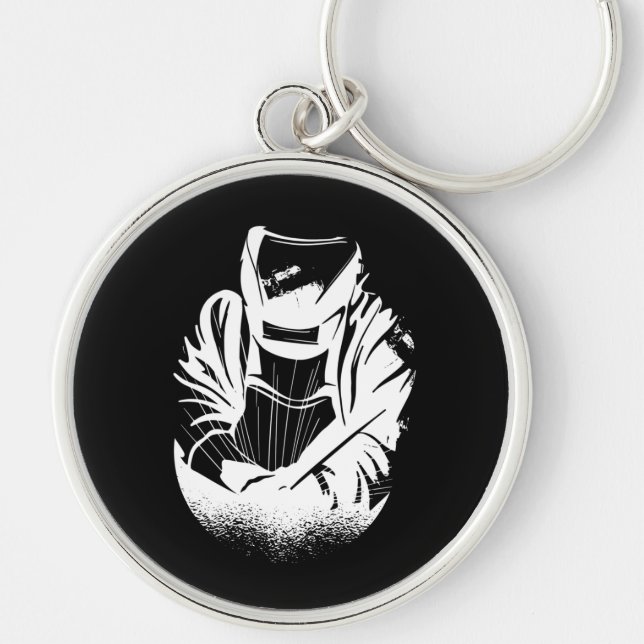 Welder Husband Keychain (Front)