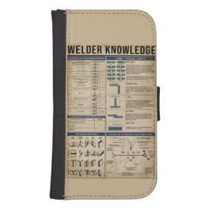 welder knowledge welding vintage galaxy s4 wallet case