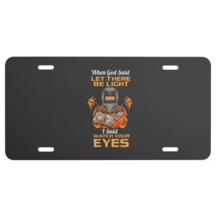 Welder License Plate