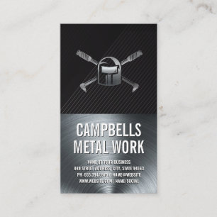 Welder Logo   Steel Smith Business Card