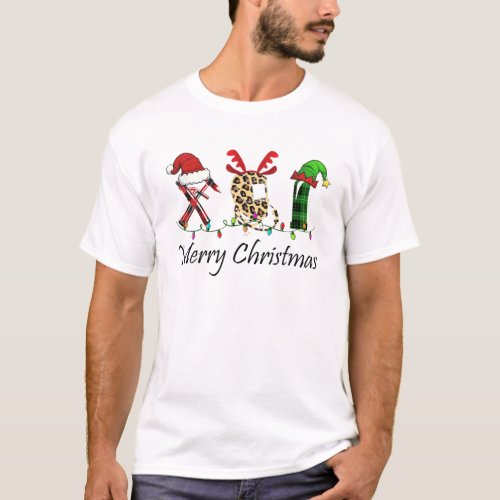 Welder Merry Christmas Welding Helmet Santa Hat Li T_Shirt