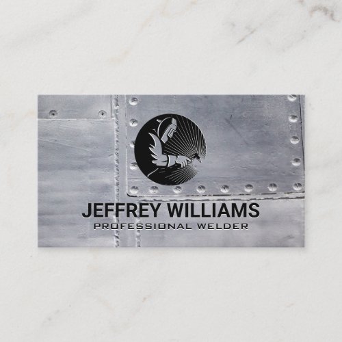 Welder  Metal Rivets Business Card