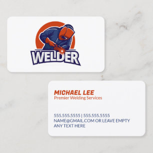 Welder Metal Welding Business Card