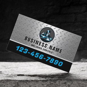 Welder Metal Welding & Fabrication Service Business Card