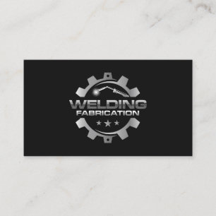 Welder Metal Welding Fabricator Contractor Business Card