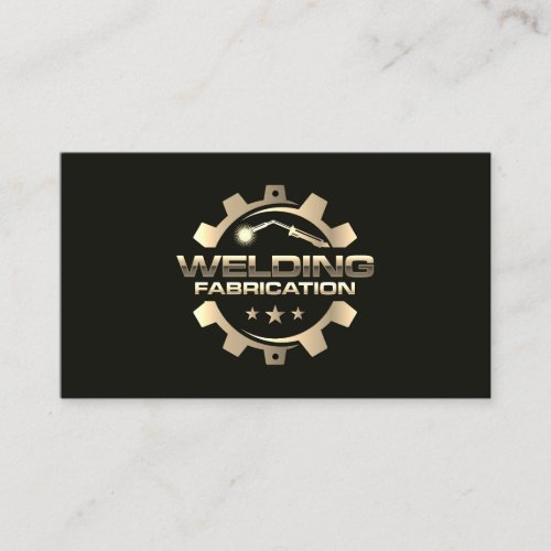 Welder Metal Welding Fabricator Contractor Business Card