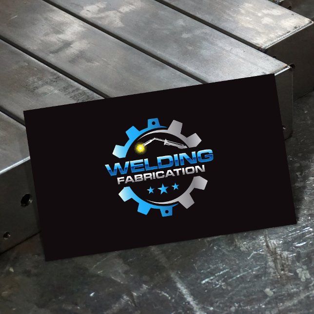 Welder Metal Welding Fabricator Contractor Business Card (Creator Uploaded)