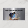 Welder Metal Welding Fabricator Contractor Service Business Card