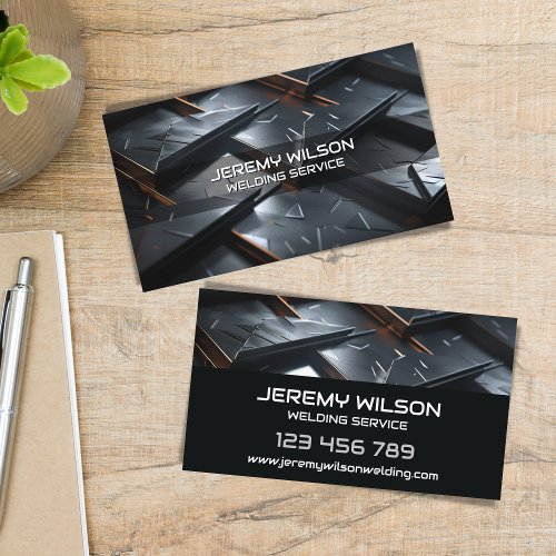 Welder Metal Welding Service Fabrication Steelwork Business Card