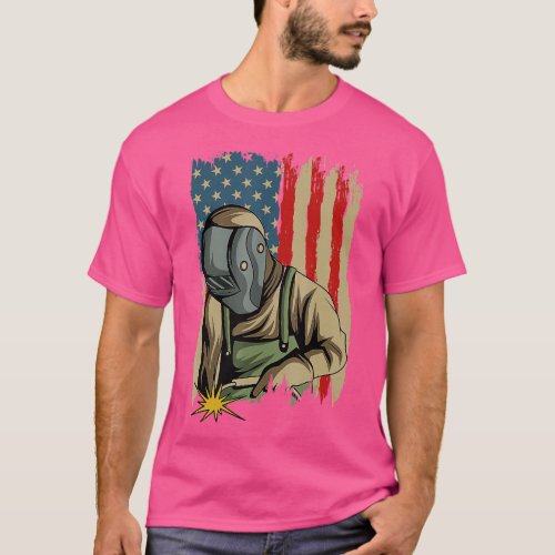 Welder Metal Worker Welding Blacksmithing July 4 U T_Shirt