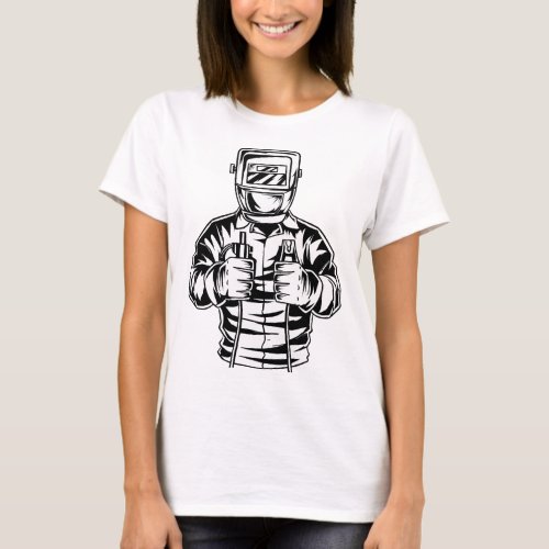 Welder Metal Worker Welding Fabricating Blacksmith T_Shirt