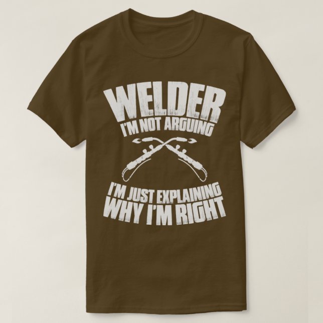 Welder Operator Welding Coded Welder29  T-Shirt (Design Front)