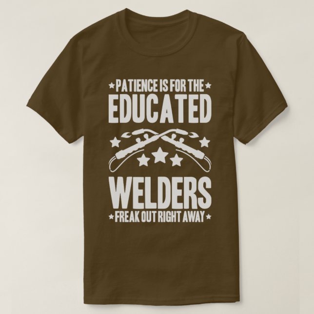 Welder Operator Welding Coded Welder60  T-Shirt (Design Front)