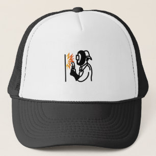 Welder Outline Trucker Hat