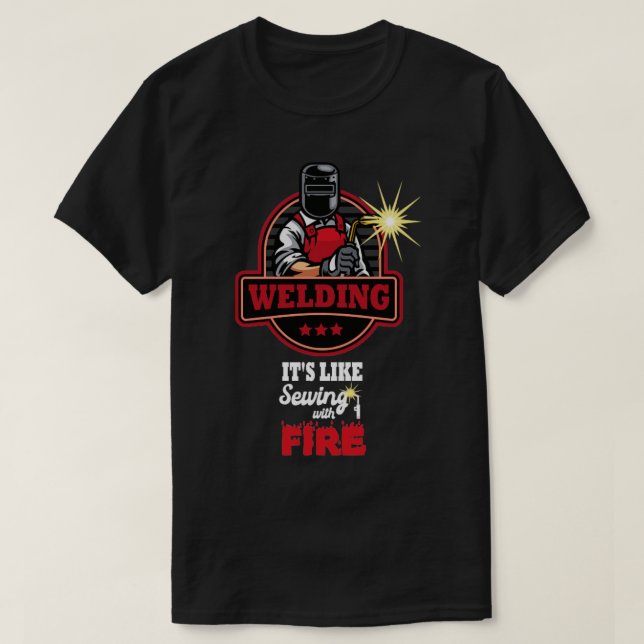 Welder Profession Welder Gift T-Shirt (Design Front)