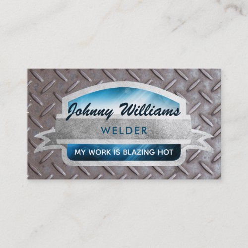 Welder Slogans Business Cards