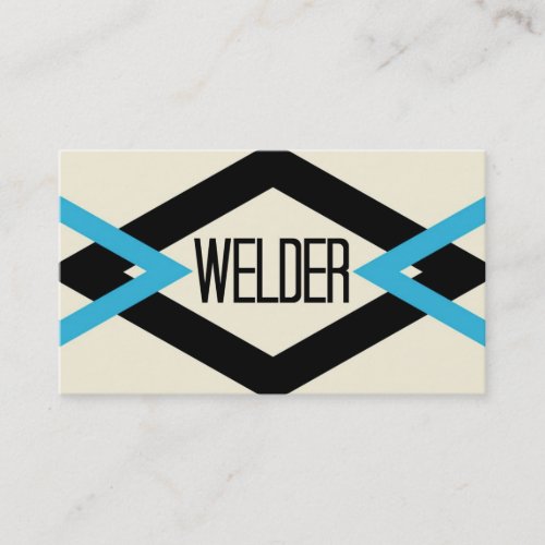 Welder Trendy Business Card
