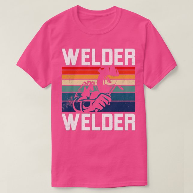 Welder Vintage Welder Retro  T-Shirt (Design Front)