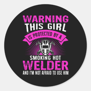 Welder Welder Friend Classic Round Sticker