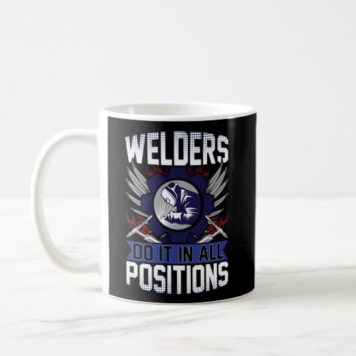 Welder Welding Image On Back Of Coffee Mug