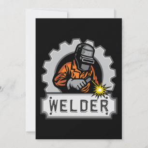Welder Welding Metal Gift Welders Profession Gift Invitation