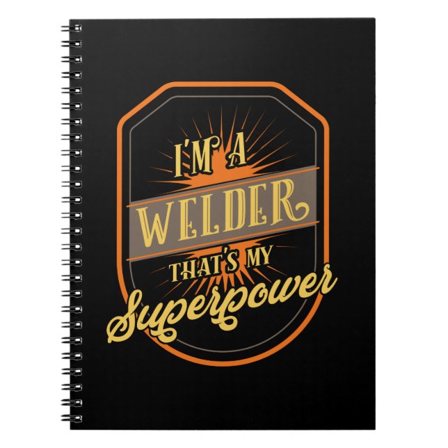 Welder Welding Notebook (Front)